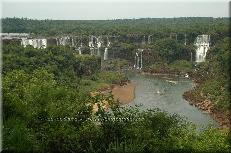Iguazu Watervallen (uitzicht vanuit Brazilie)